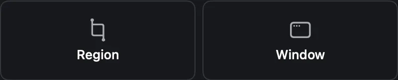 Shotlane capture mode controls